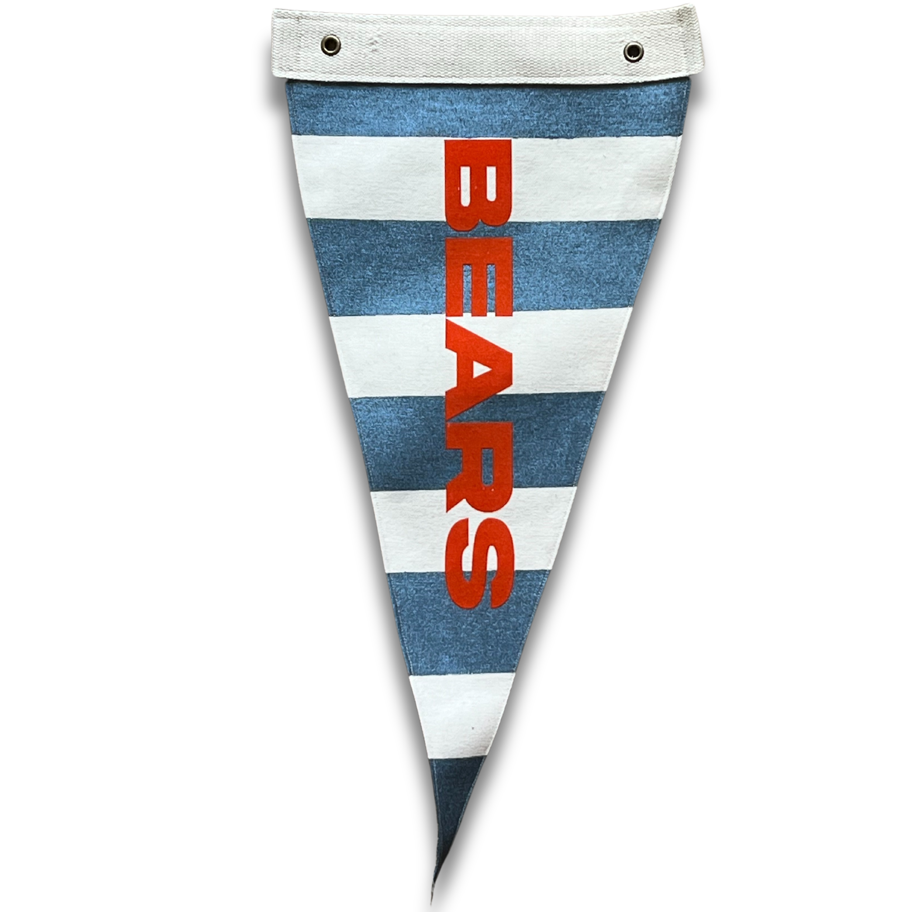 Vintage Style Chicago Bears Flag with a classic team design on cotton canvas, perfect for Bears fans and sports-themed decor.